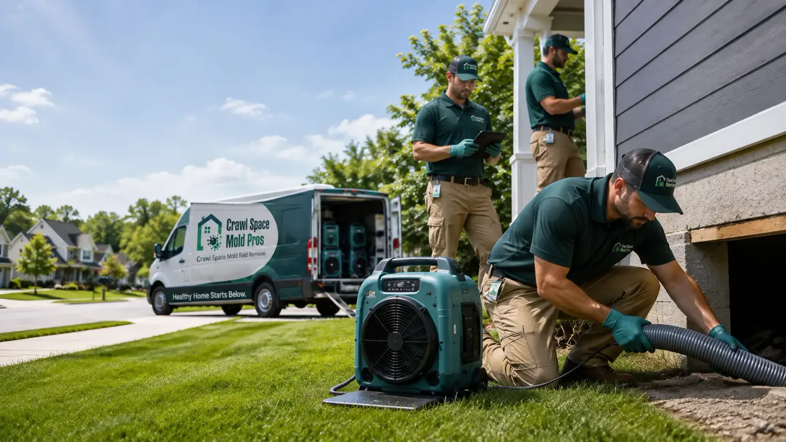 Crawl Space Mold Removal in Howe, ID